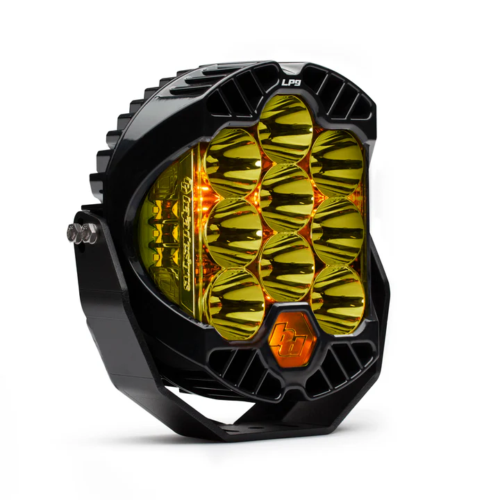 Baja Designs 330011 LED Light Pod (High Speed Spot Pattern Amber LP9 Racer Edition Series), 1 Pack