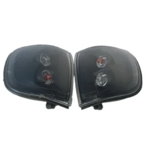 Clear Blacked Out/Chrome Corner Lights with Turn Signals and DRL