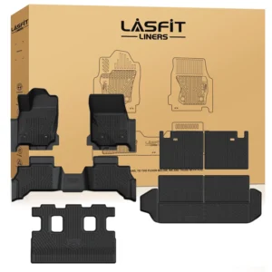LASFIT Floor Mats for Toyota 4Runner 2025 2026 7 Seats TPE All Weather Cargo Mat